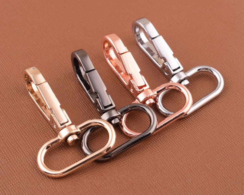 4 colors swivel clasps Gold swivel snap hook metal key ring key chain,lobster clasp spring hook Trigger Clasp Clips