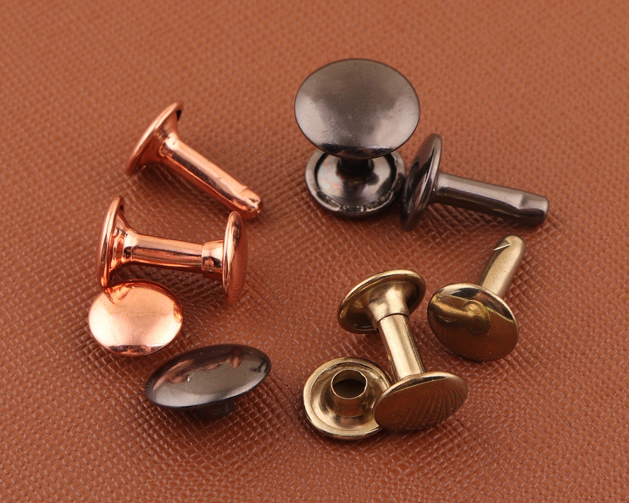 Remaches metálicos Stud Remaches rápidos remaches redondos Etsy