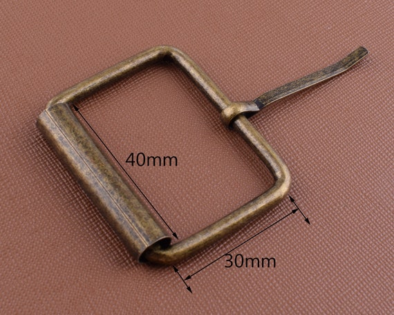 Fibbia Per Cintura BELTINGER Spines 4,0 Cm – Con Strass, Argento, Made In Italy – Adatta A Cinghie 37-40 Mm - 3