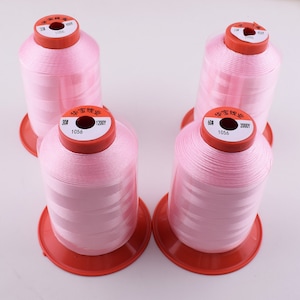 Pink Nylon Thread,#10 #20 #30 #60 High Quality Silk Thread spool roll 3 Ply Twisted Thread,macrame,clothing embroidery sewing thread