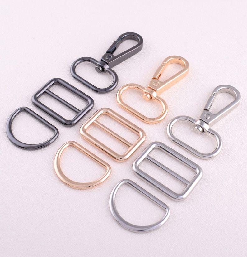 1 Inch Metal Dog Collar Hardware Set25mm Swivel Clasp Strap Etsy
