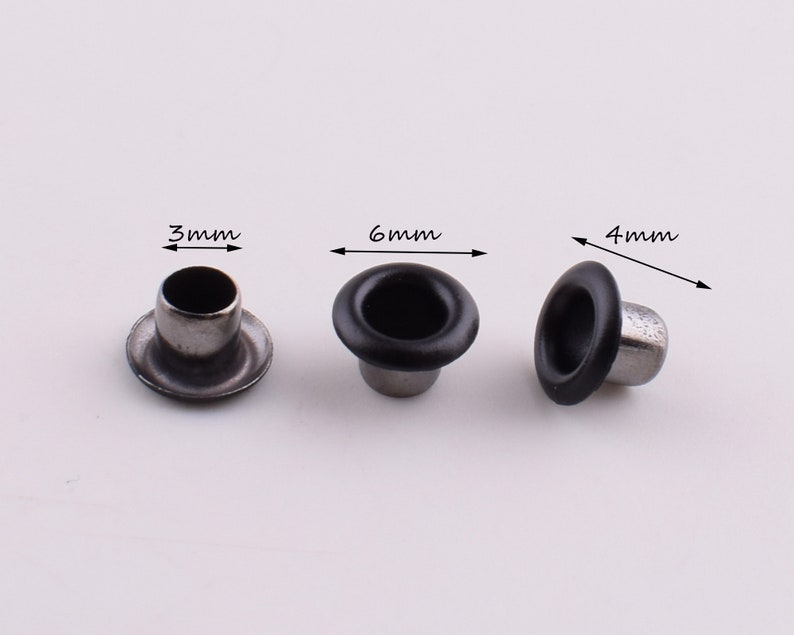 6 Stück Messing Lochösen 15mm - Selbstverschließende Ösen Für Leder & Stoff