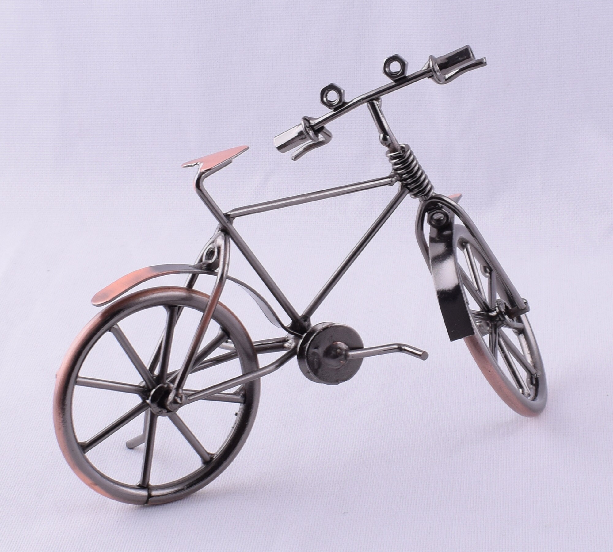 spielzeug fahrrad modell Metall Fahrrad Modell Handwerk,Kupfer Fahrrad Figur für Freund Geschenk
