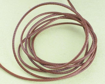 1mm Brown leather cord,Round Leather string,Cowhide Leather lace beading string,Bracelet Cord,Braided Cord making for jewelry making