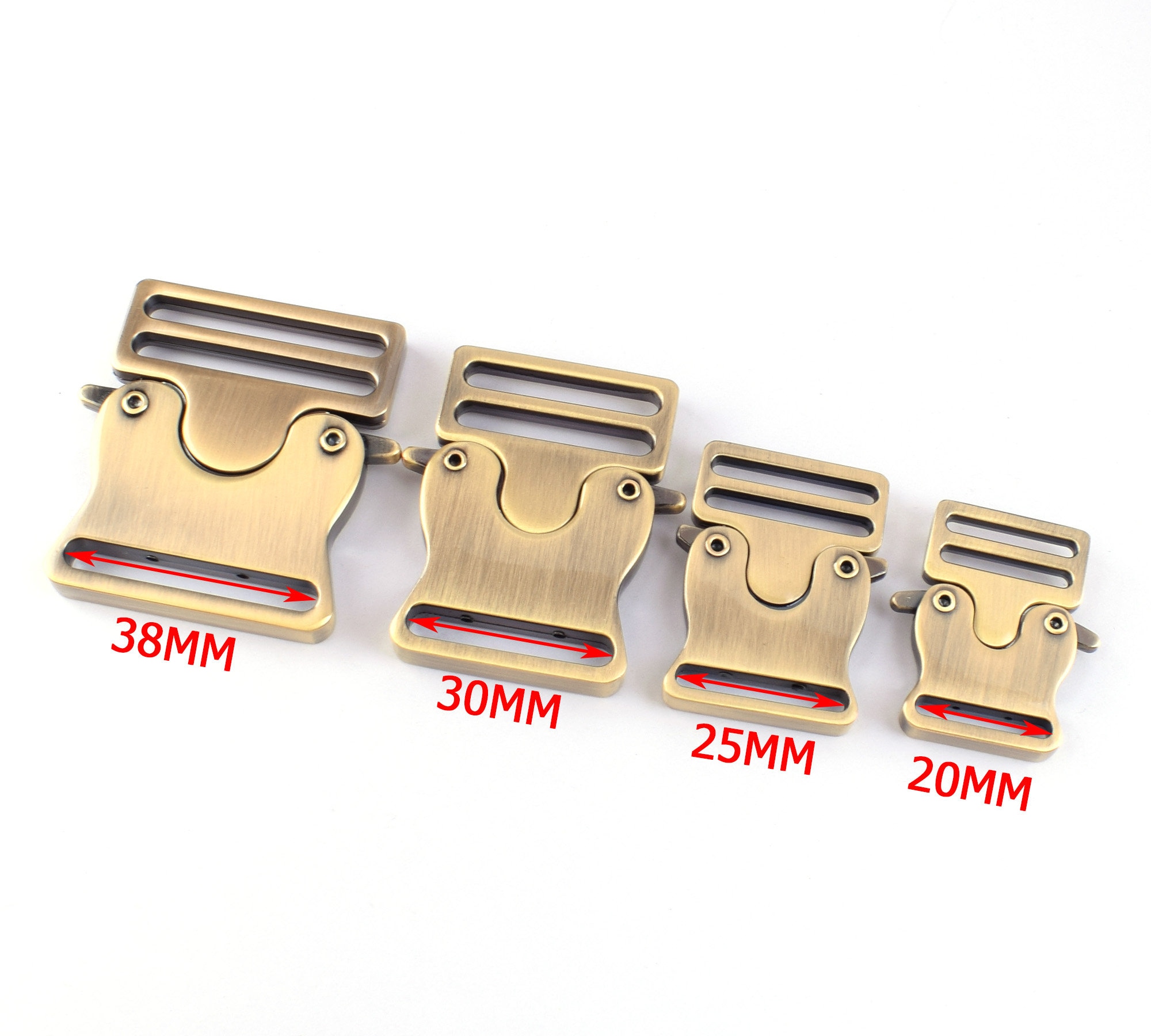 Metal Release Side Buckle25mm 30mm 38mm Antique Bronze Quick Etsy UK