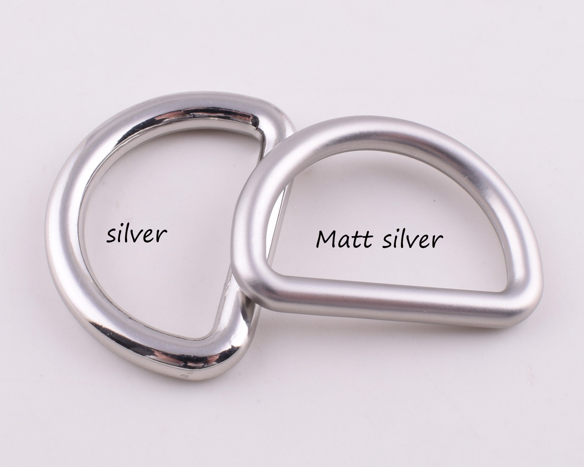 Color D Rings 1'' Metal D-rings,six Colors 25mm D Rings Strap Ring Buckles,6 Pcs ...