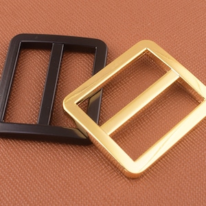 1 inch metal black/silver Adjustable buckle ,square buckle for webbing/belt/cloth/leather making