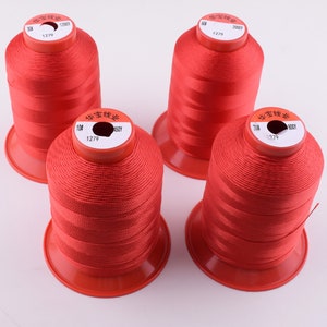 Nylon Silk Thread,#10 #20 #30 #60 High quality 450-2000 yards Red Connecting Threads macrame/clothing sewing thread cord spool roll
