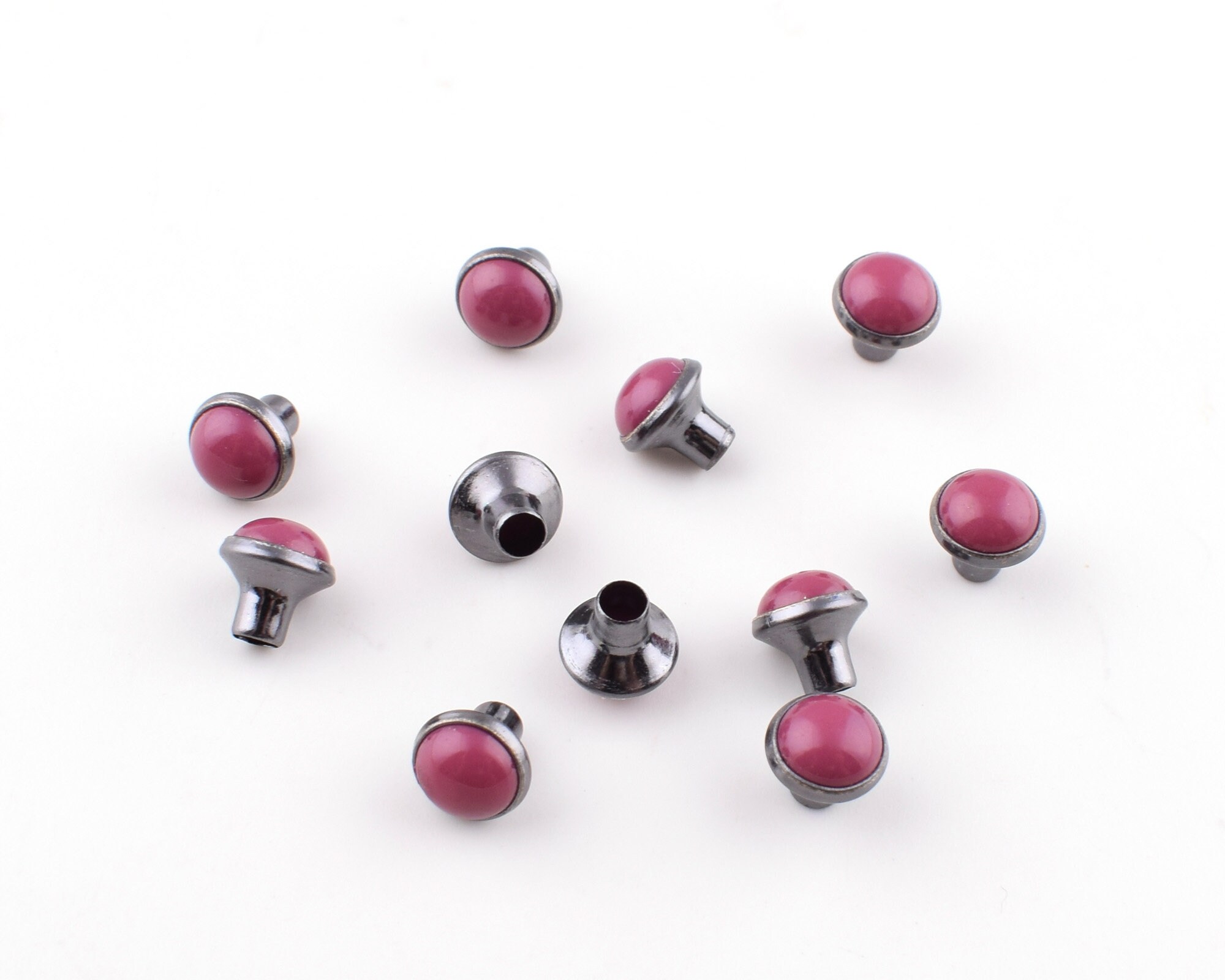 Gem Rivet Gem Rivet Studs,5mm Single Cap Rapid Fashion Rivets,marble Synthetic ...