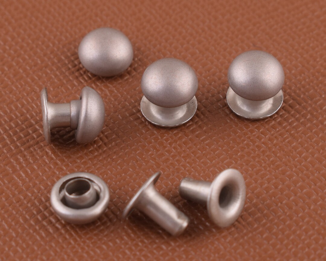 Gray Metal Rivets Rapid Rivets,round Decorative Rivets for Leather ...
