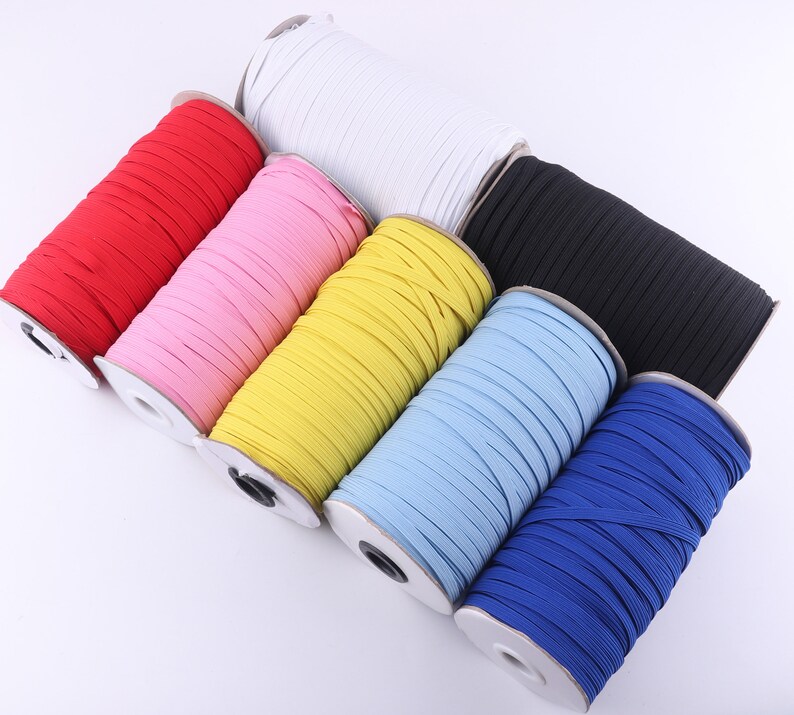 Colorful Elastic Bandselastic Garment Accessory20 Yards 6mm Etsy