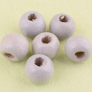 Wooden beads,7*8 mm Gray Small Wood Beads,Natural Round Wood Beads,Craft Wood Beads DIY Necklace Bracelet Craft Material