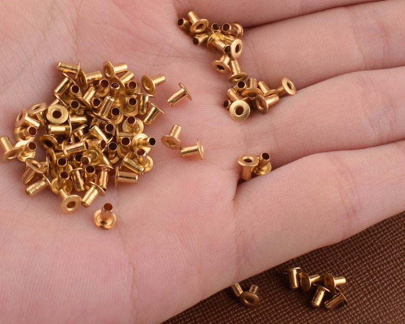 Gold Eyelets Grommets1mm Mini Brass Grommets Eyelets Tiny Etsy Canada