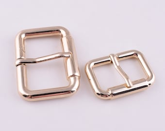 金属ピンバックル、25 mm 32 mm ライトゴールド耐久性ベルトバックル