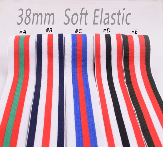 50Y 1.5mm Elastic Band, Elastic Tape, Stretch Elastic Band Sewing Elastic,  Colorful Band for Sewing Clothing Face Masks 