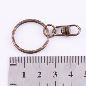 25mm Split Ring With Swivel Connector Double Loop,1'' Round Double Jump ...