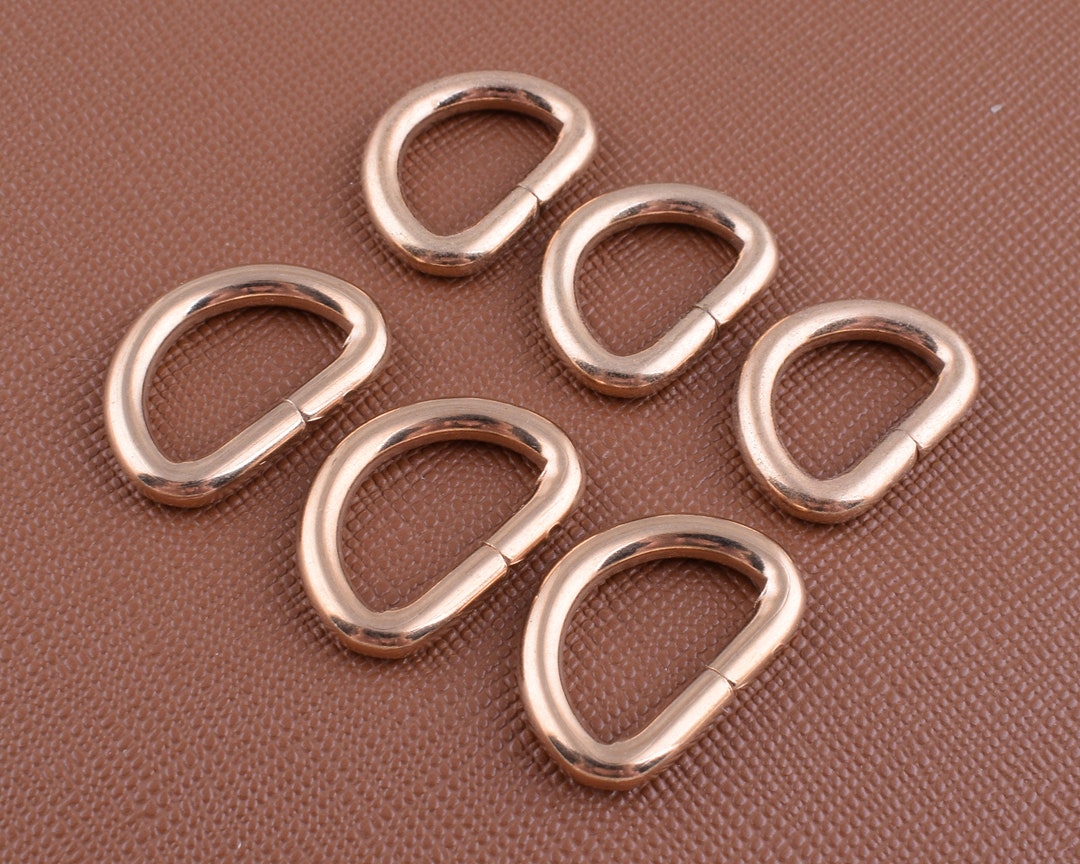 Metal Drings,13mm 15mm Small Iron D Rings D Loop D Circles for Belt