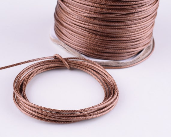  20 Colors 1mm Waxed Polyester Cord Bracelet Cord Wax