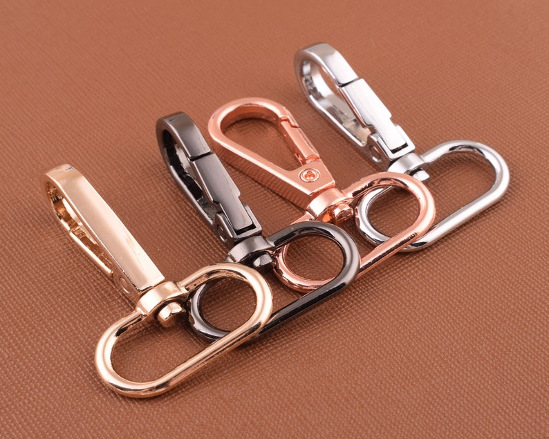 4 colors swivel clasps Gold swivel snap hook metal key ring key chain,lobster clasp spring hook Trigger Clasp Clips
