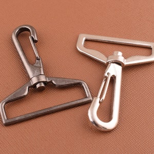 Silver/black swivel clasps metal key rings key chains lobster clasp charm swivel clasps for handbag/dog leash/gift