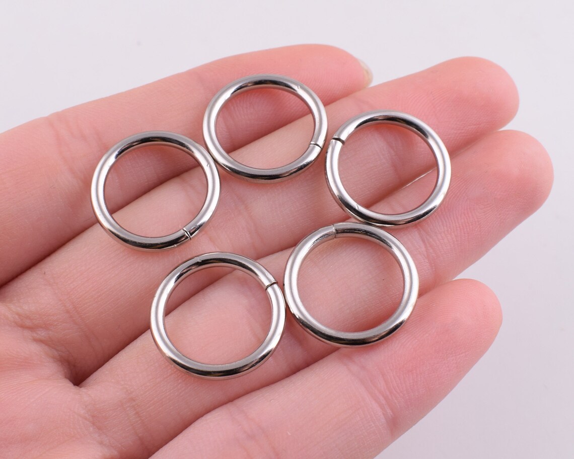 Metal Orings1/2''13mmsilver Small Round Rings Loop Etsy Australia