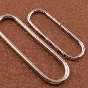 Silver Oval Ringspännen, 1,5''/2'' Rektangulära Runda Ringar Väskor Hårdvara Klädspänne För Ryggsäck/Bandväv/Rem Hårdvara Tillbehör