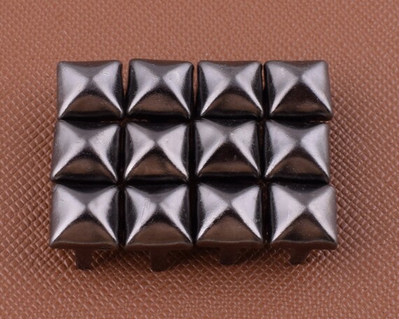 Black Pyramid Claws Rivet,8mm Small Square Nailheads Studs,metal