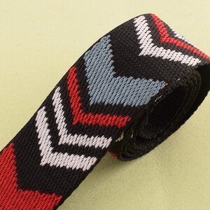 Ethnic Strap Stripes Webbing,1.5''(38mm) Jacquard Ribbon Colorful ...