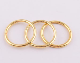 1 Inch Metal O rings,Round strap ring,25mm gold loop rings handbag rings O-rings buckle for purse collar DIY making hardware supplies 20 pcs