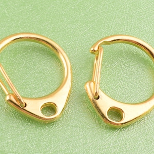 1 inch key ring gold key chain metal key holder hook Trigger Clasp Clips Lanyard Hook diy snap hook