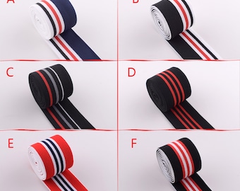 1.5''( 38mm)Elastic Ribbon,Soft Stripes Stretchy Band,Elastic Stretch Band Ribbon Trim for headband, hand band,waist belt