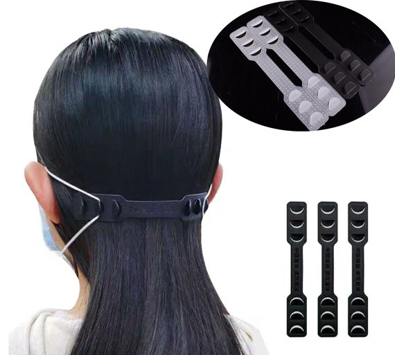 10PCS Face Mask Extender Ear Hooks - Adjustable Strap Saver Clip For Adult Unisex