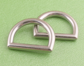 silver d-rings metal d circle d ring d loop is used to make belt or dog collar