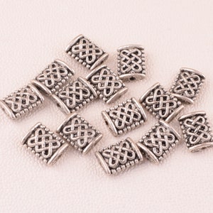 Antique Silver beads,8mm Small Turkish beads,Bali/Tibet style Spacer beads,Metal Spacer Beads For DIY Jewelry Making 50 pcs
