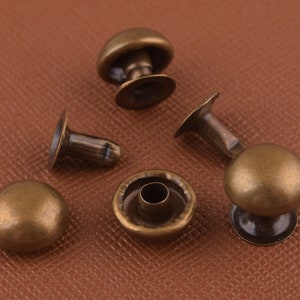 bronze rivets Metal round Rivet decorative rivets,rivet studs for handbag/embellishments