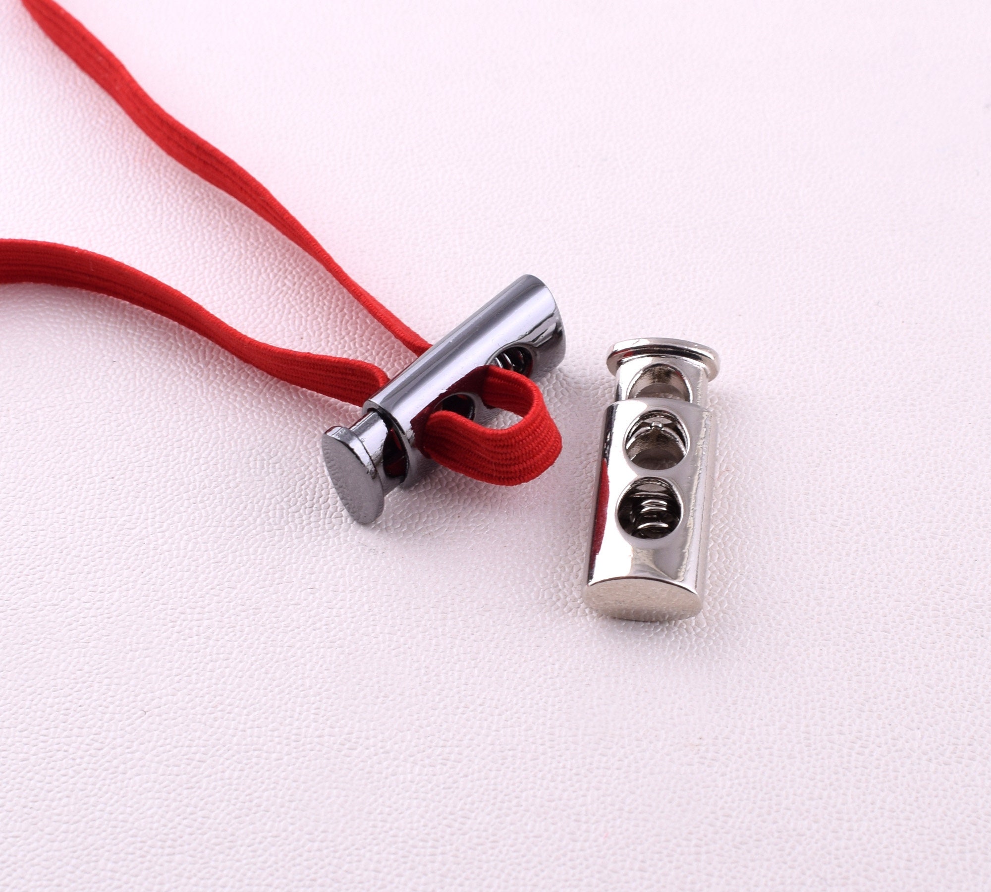 Metal Cord Locks Cord Stopper Double Hole Toggles Rope Stopper Etsy UK