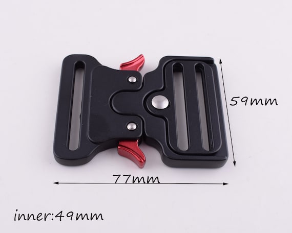 Heavy Duty 1.5 Belt Buckle Adjustable No-sew Tactical Belt Buckle Flat  Metal Side Release Buckle for Purses Making Webbing Leathercarft -   Canada