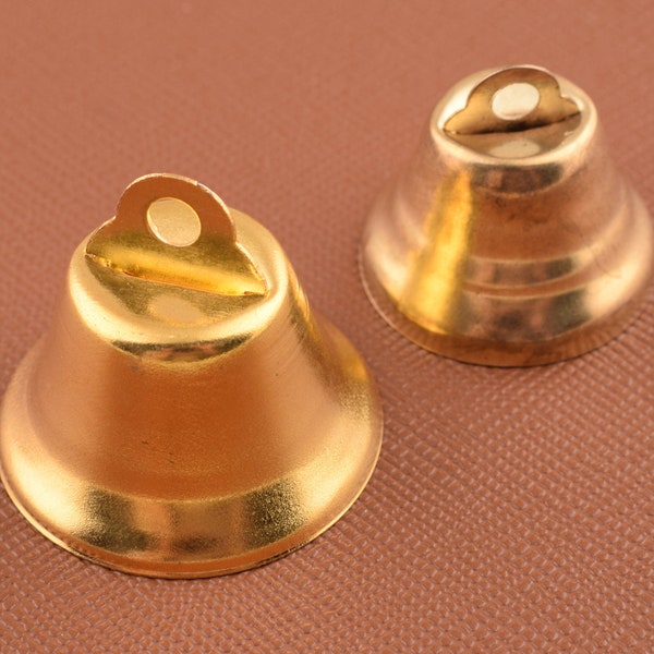 Gold/Ancient Gold Jingle Bell Charms Small Metal Christmas Bell, 21mm/26mm Bell Craft Supply  christmas jewelry