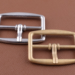 Adjustable pin buckles,32mm Antique gold/silver rectangular belt buckles,1 1/4&#39;&#39; Metal center bar handbag strap buckles for belt 8pcs #B026