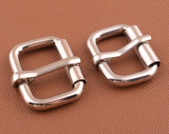 2 Sizes Metal Silver Buckles Adjustable Buckle Strap Buckles For Handbags/Webbing Belt And DIY Making Supplies