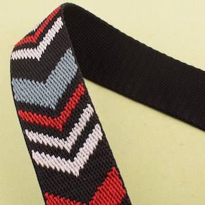 Ethnic Strap Stripes Webbing,1.5''(38mm) Jacquard Ribbon Colorful ...