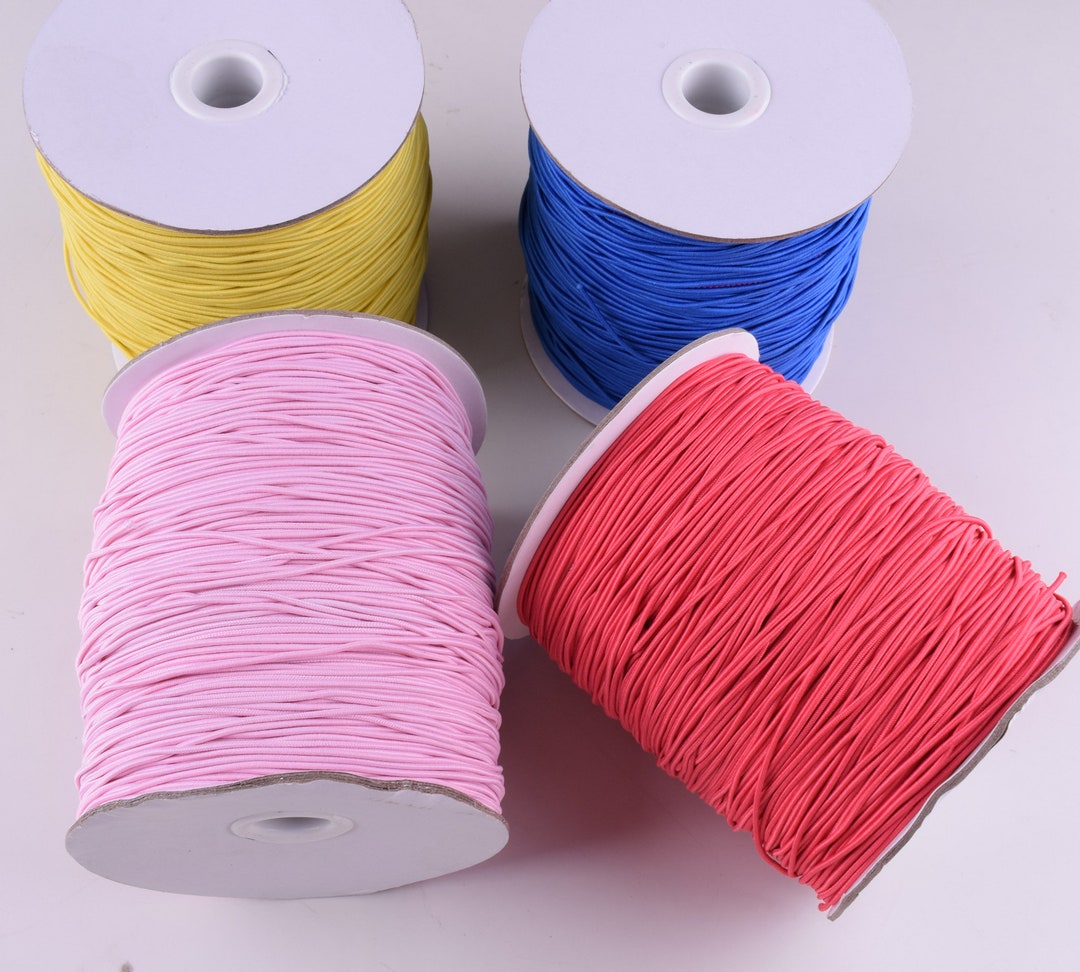 Colorful Elastic Cord,1.5mm Elastic Garment Accessory,red/pink/yellow ...