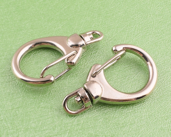 Swivel Clasps Key Ring Silver Key Chain Metal Key Holder Hook