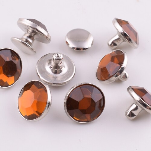 New 12mm Drusy Crystals With Rim Sets 48ss Crystal Rim Sets - Etsy