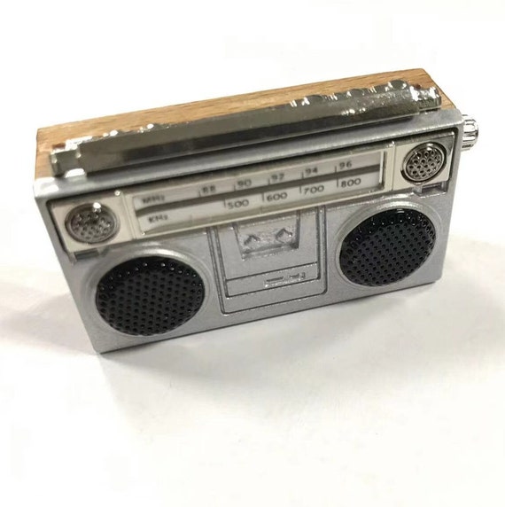 Radio Retrò In Miniatura Per Case Delle Bambole 1:12 - Modello Vintage Simulato, Perfetto Per Decorare E Giocare