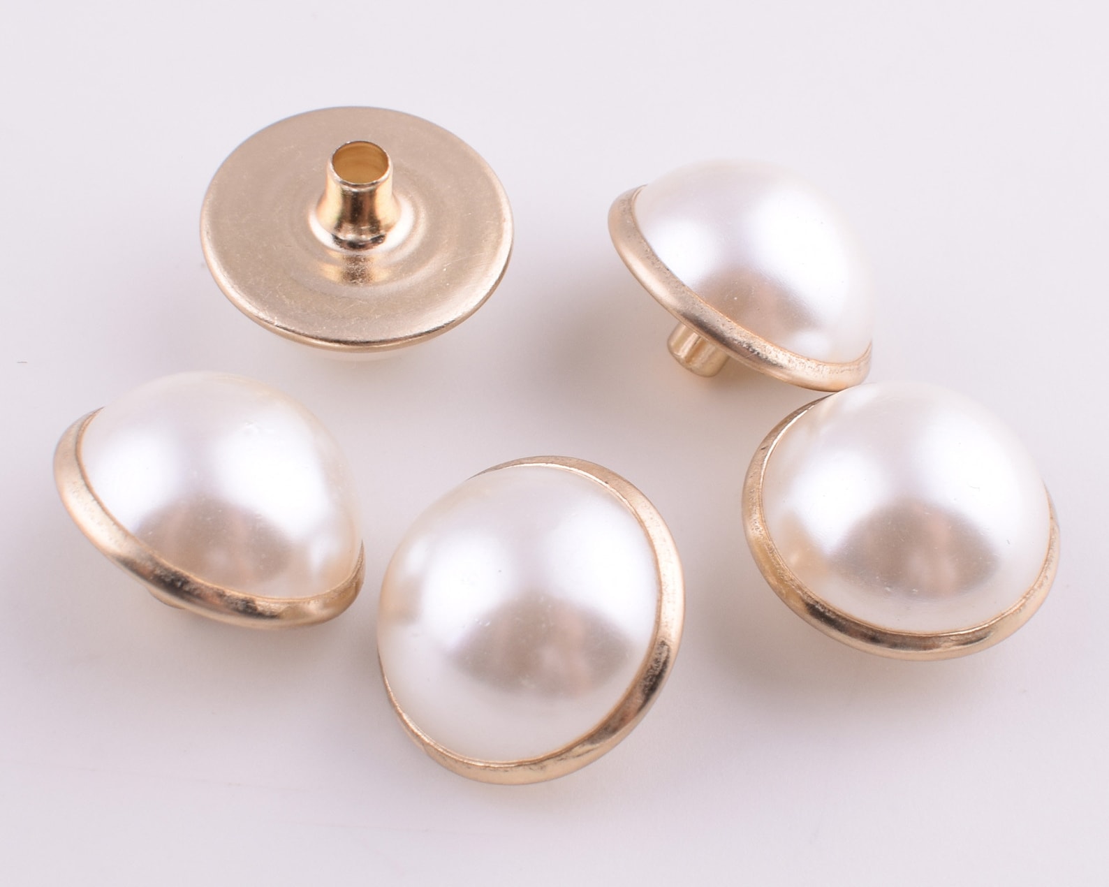 Pearl Rivet Studs3 Sizes 15mm/11mm/6mm Single Cap Metal Brass Etsy