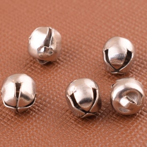 Silver Jingle Bells Charms Christmas Holiday Bells,pet Necklace Pendants Bells Pet Accessories Supplies