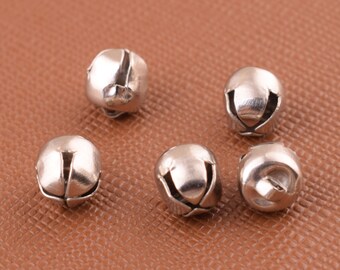Silver Jingle Bells Charms Christmas Holiday Bells,pet Necklace Pendants Bells Pet Accessories Supplies