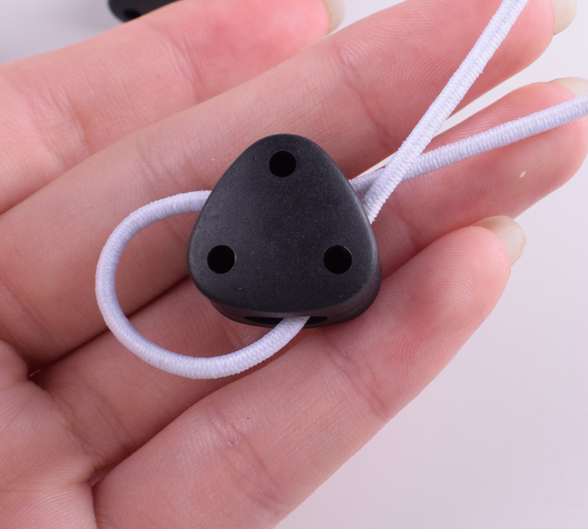 WedDecor Silikon Cord Stopper – 9,5 Mm, Lila, 50 Stück | Einstellbare Kordelhalter Für Hoodies & Masken