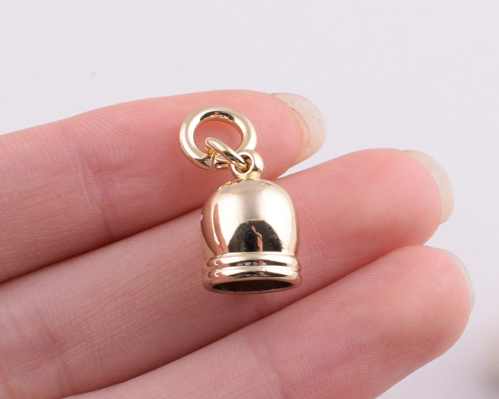 Gold Cord End Caps824mm round dome tassel cap/end caps/cord Etsy